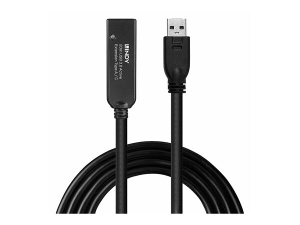 LINDY 20m USB 3.0 Active Extension Type A to C
