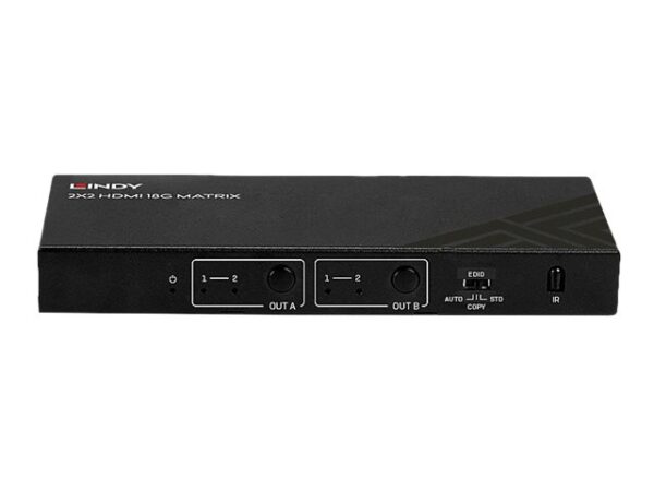 LINDY 2×2 HDMI 18G Matrix