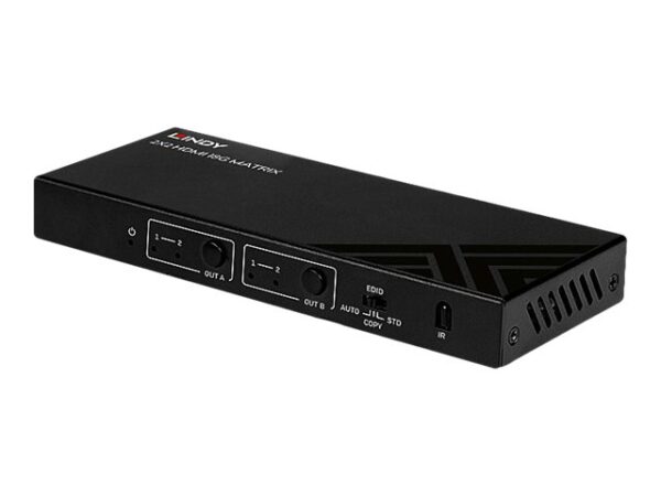 LINDY 2×2 HDMI 18G Matrix
