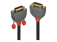 LINDY 2m DVI-D Dual Link Extension Cable Anthra Line DVI-D Dual Link Male to Female