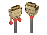 LINDY 2m DVI-D Dual Link extension cable Gold Line 24+1