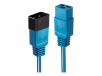 LINDY 2m IEC C19 to C20 Extension Cable Blue