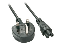 LINDY 2m UK Mains Plug to IEC C5