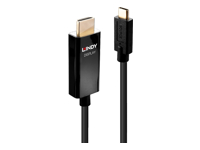 LINDY 2m USB Type C to HDMI 4K60 Adapter Cable with HDR