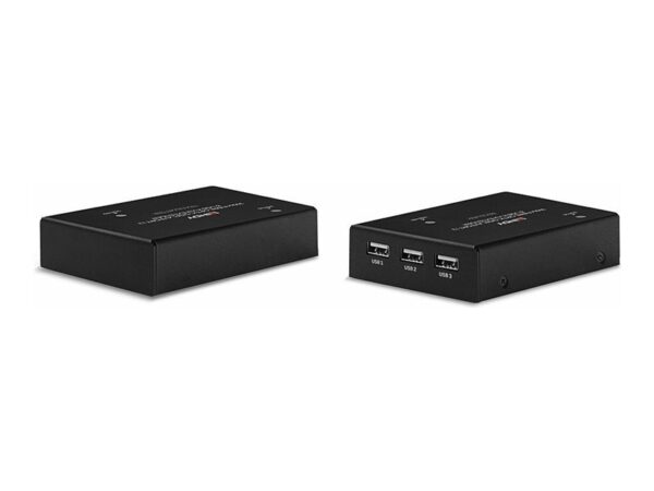 LINDY 300m Fibre Optic DisplayPort 1.2 & USB KVM Extender