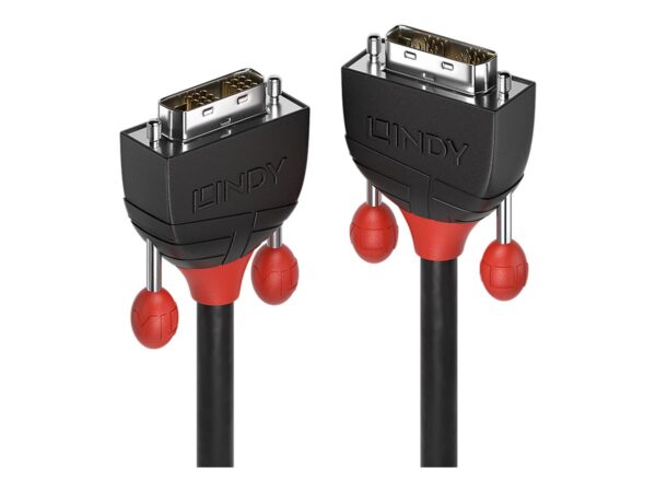 LINDY 3m DVI-D Single Link Cable Black Line