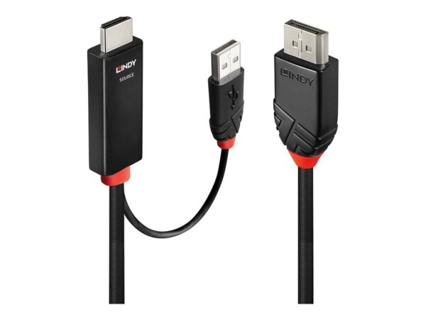 LINDY 3m HDMI to DisplayPort Cable
