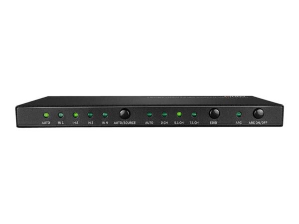 LINDY 4 Port HDMI 2.0 18G Switch with Audio