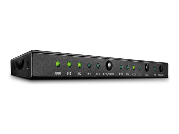 LINDY 4 Port HDMI 2.0 18G Switch with Audio