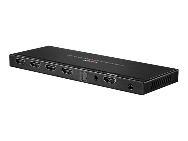LINDY 4 Port HDMI 2.0 4K60 Splitter – 18GBit/s HDMI 2.0 with Audio