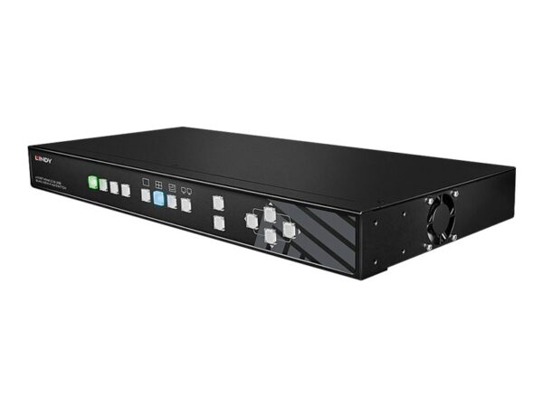 LINDY 4 Port HDMI 4K Quad View KVM Switch HDMI 2.0 & USB