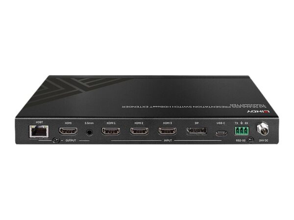 LINDY 5×2 Seamless Presentation Switch HDBaseT Extender