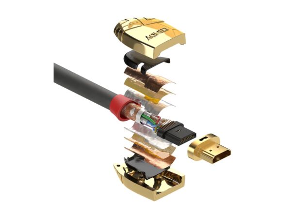LINDY 5m High Speed HDMI Cable Gold male/male