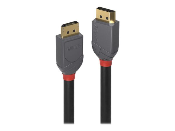 LINDY 7.5m DisplayPort 1.2 Cable Anthra Line
