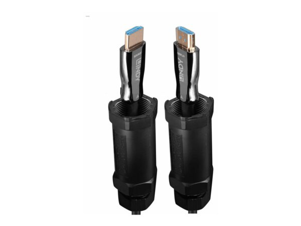 LINDY 70m armored Fibre Optic Hybrid HDMI 8K60 cable