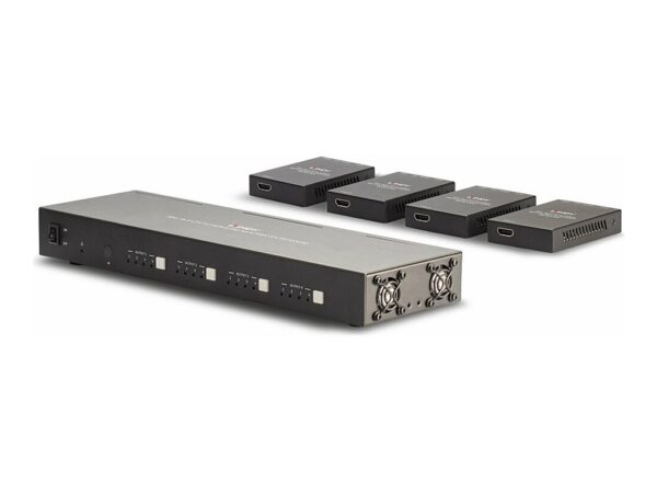 LINDY 70m Cat.6 4×4 HDMI 18G Matrix Extender