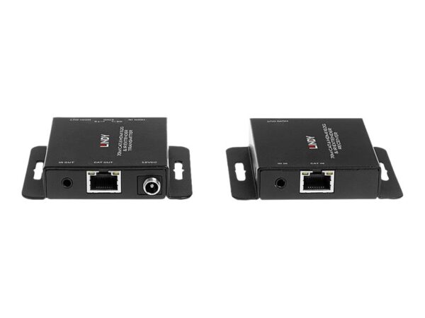 LINDY 70m Cat.6 HDMI 10.2G & IR Extender Amplify HDMI 10.2G & IR signals over 70m via Cat.6 cable