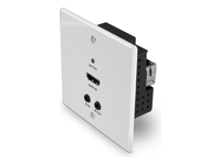 LINDY 70m Cat.6 HDMI 4K60 HDBaseT UK Wall Plate Extender