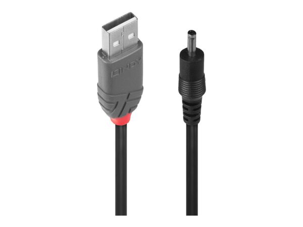 LINDY Adapter Cable USB A male – DC 3.5/1.35mm male 1.3m