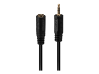 LINDY Audio Adapter Cable 2.5M/3.5F 20cm-Kabel 2.5mm M/3.5mm F