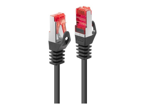 LINDY Basic Cat.6 S/FTP Cable Black 10m Patch Cable