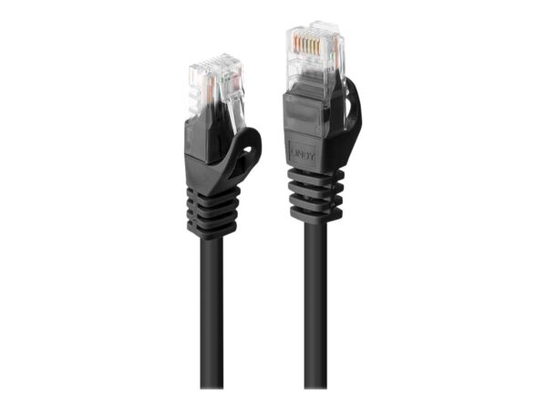 LINDY Basic Cat.6 U/UTP Cable Black 3m