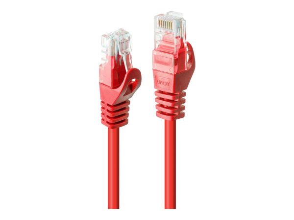 LINDY Basic Cat.6 U/UTP Cable Red 10m