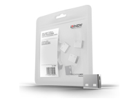 LINDY Bloqueurs de ports USB 10 pièces Blanc