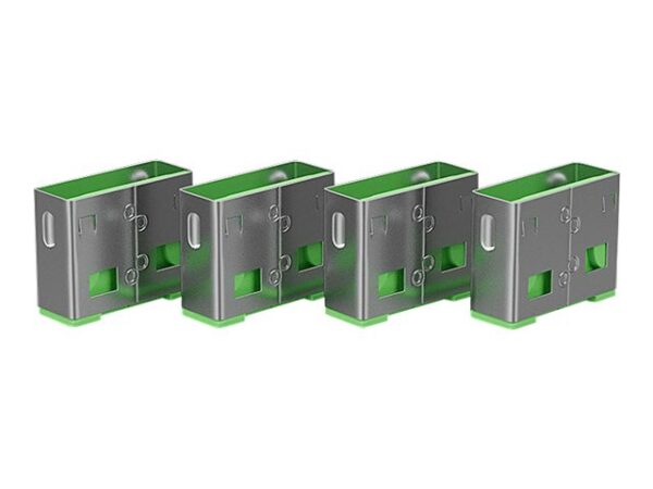 LINDY Bloqueurs de ports USB 10 pièces Vert