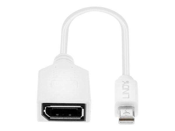 LINDY Câble adaptateur Mini DP M vers DP F Premium blindé