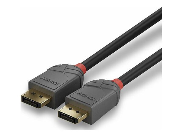 LINDY Câble DisplayPort 1.4 Anthra Line 0.5m