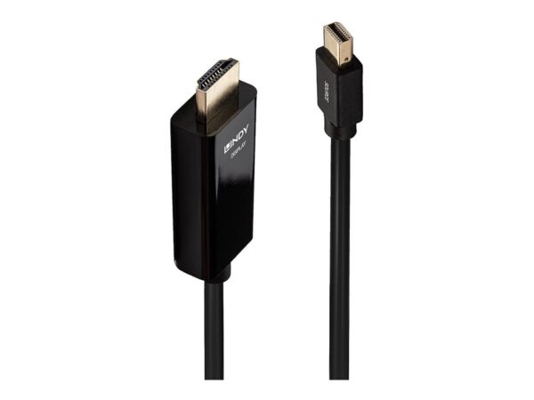 LINDY Câble Mini DisplayPort vers HDMI 4K30 DP:passif 2m