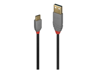 LINDY Câble USB 2.0 Type A vers C Anthra Line 0.5m