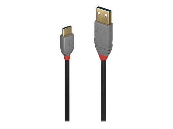 LINDY Câble USB 2.0 Type A vers C Anthra Line 1m