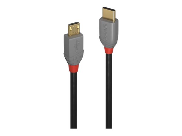 LINDY Câble USB 2.0 Type C vers Micro-B Anthra Line 1m