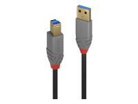 LINDY Câble USB 3.0 Type A vers B Anthra Line 1m