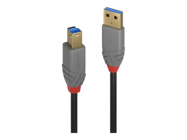 LINDY Câble USB 3.0 Type A vers B Anthra Line 2m