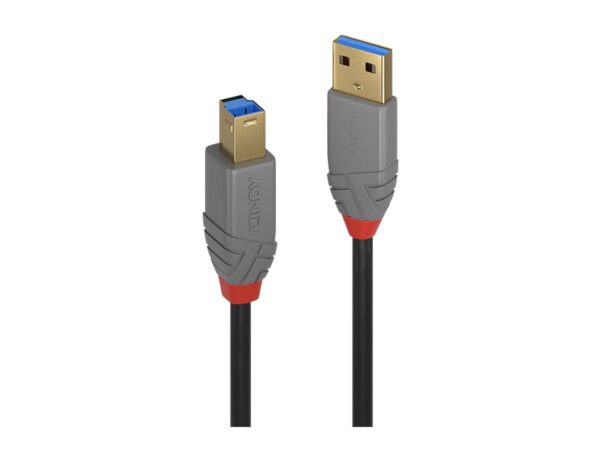 LINDY Câble USB 3.0 Type A vers B Anthra Line 2m