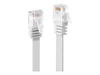 LINDY Cat.6 Ribbon Patch Cable Unshielded White 2m Without Shielding