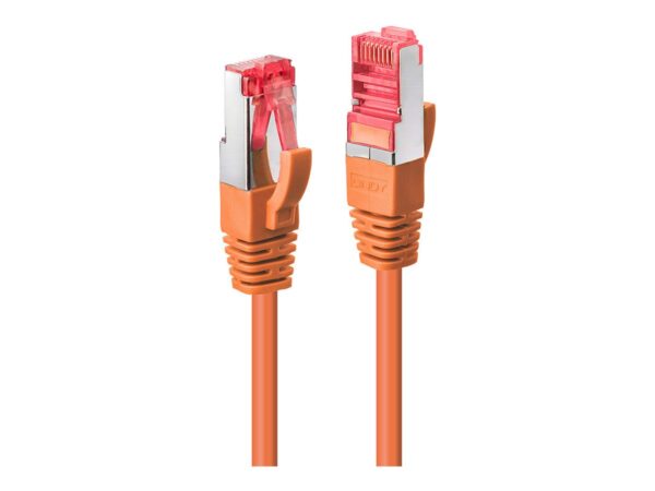 LINDY Cat.6 S/FTP Cable orange 0.5m Patchcable