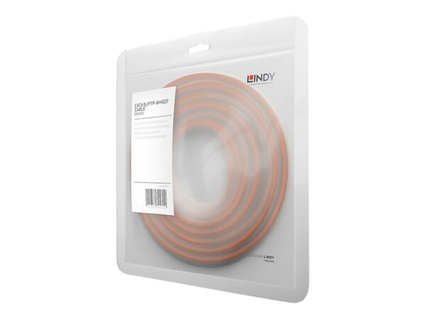 LINDY Cat.6 S/FTP Cable orange 1m Patchcable