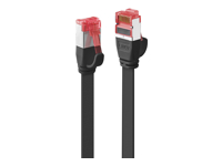LINDY Cat.6 U/FTP Flat Patch Cable Black 2m