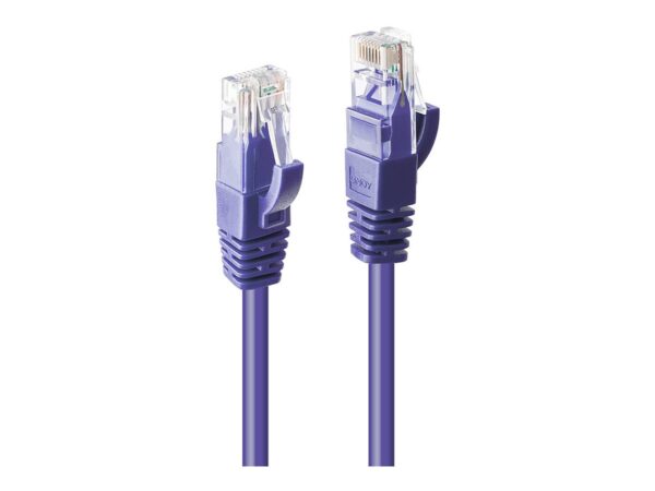LINDY Cat.6 U/UTP Cable Purple 30m