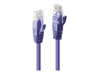 LINDY Cat.6 U/UTP Cable Purple 30m