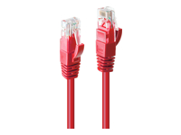 LINDY Cat.6 U/UTP Cable Red 30m
