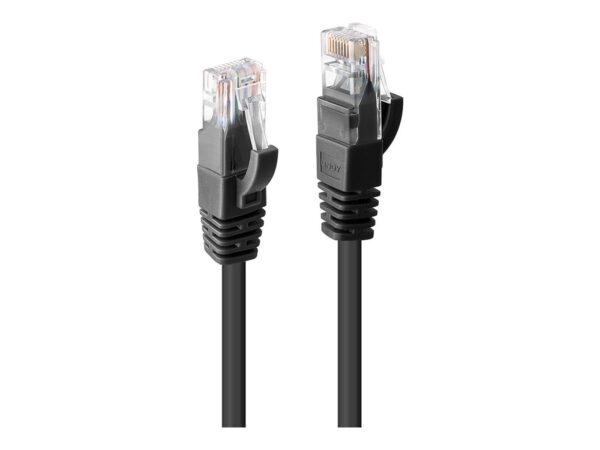 LINDY Cat.6 UTP Cable Black 10m