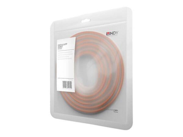 LINDY Cat.6 UTP Cable Orange 0.3m