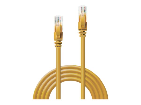 LINDY Cat.6 UTP Cable Yellow 0.5m
