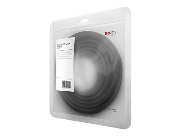 LINDY Cat.7 rawcable S/FTP PIMF LSOH black 0.3m