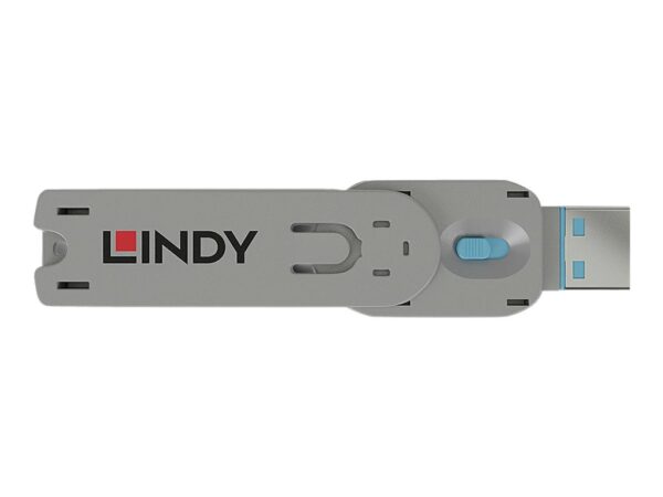 LINDY Clé pour bloqueur de port USB type A bleu